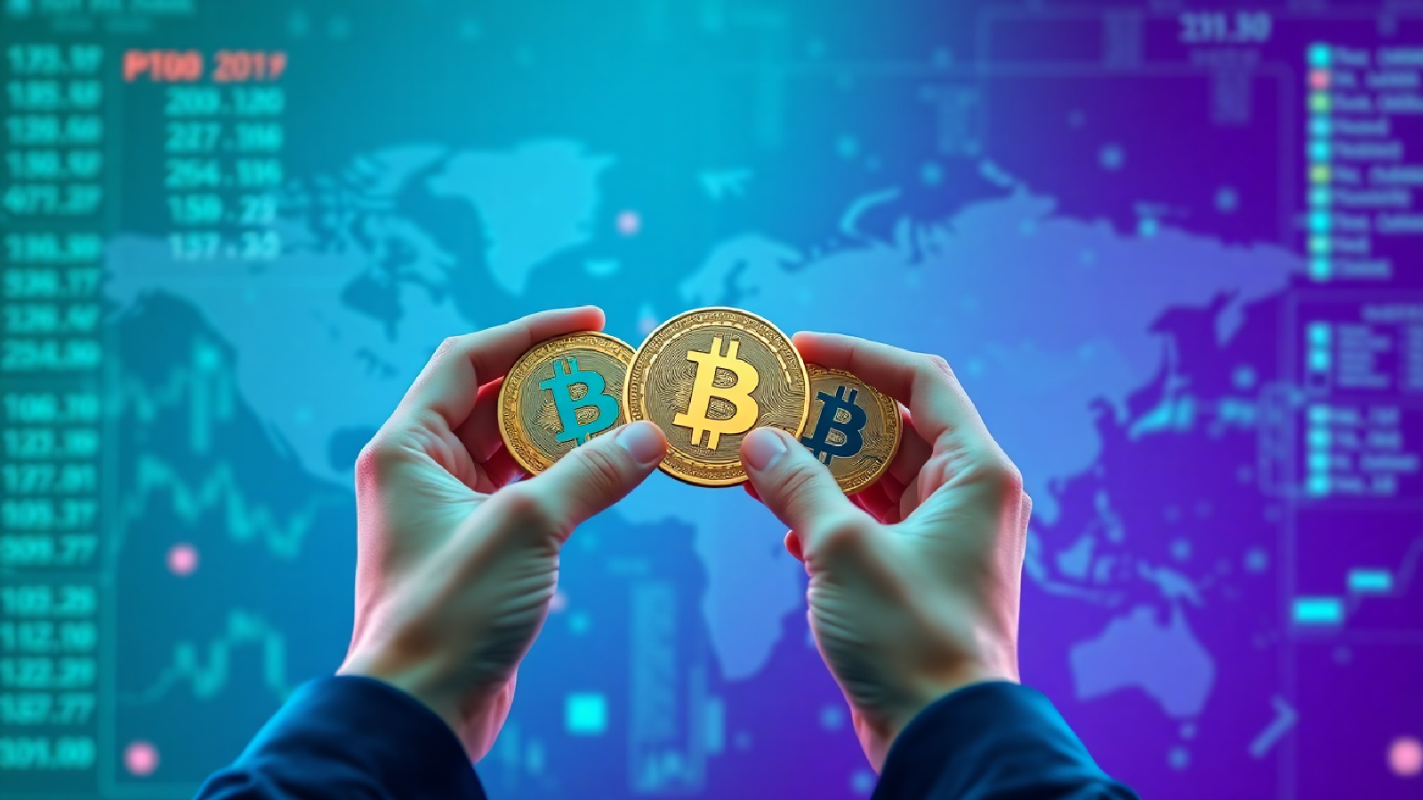 Illustration de la régulation des cryptomonnaies