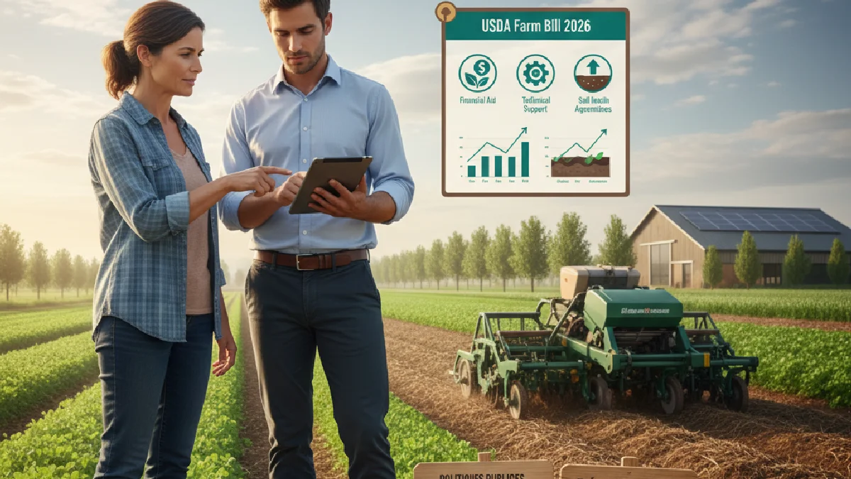 Illustration: Agriculture Régénératrice aux États-Unis : Bilan 2026 et Perspectives - Énergie & Environnement