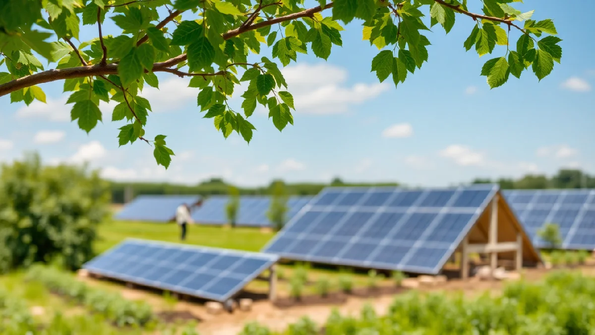 Illustration: Smart Agrivoltaics: AI Revolutionizes Solar Agriculture - Energy & Environment