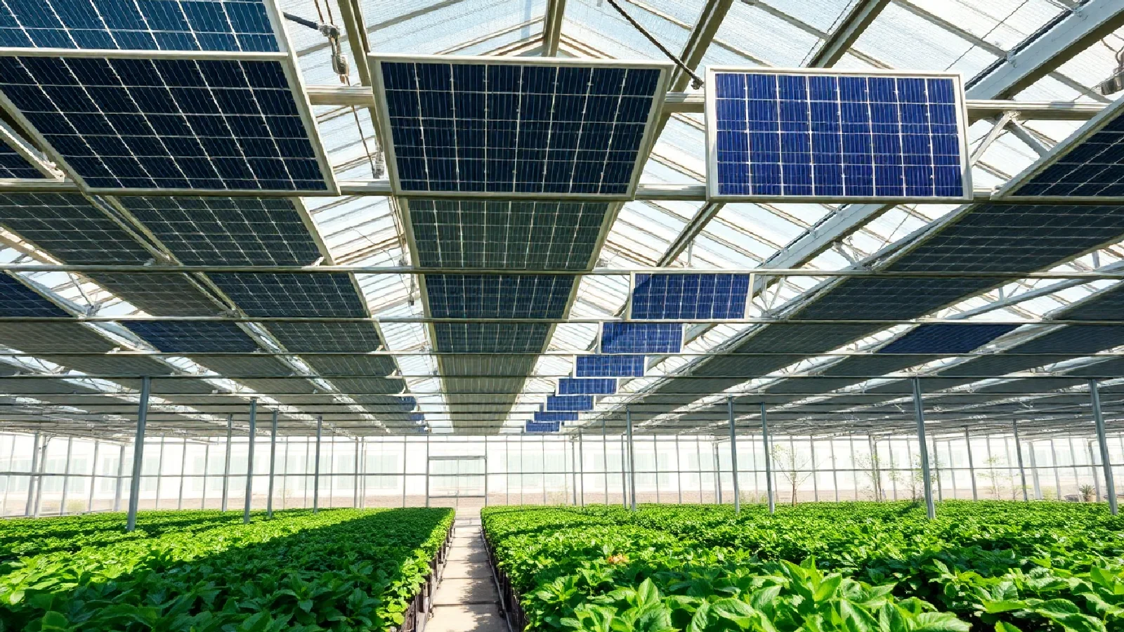 Greenhouse Agrivoltaics: Maximizing Yields and Energy