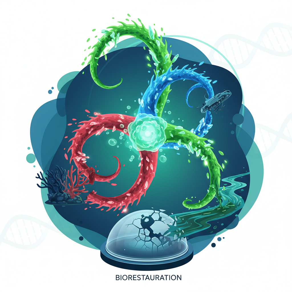 Illustration: Algues modifiées : triple-menace pour la biorestauration - Science & Recherches