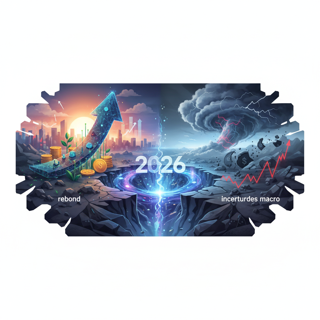Illustration: Altcoins 2026 : Le grand écart des prévisions, entre rebond et incertitudes macro - Crypto & Blockchain
