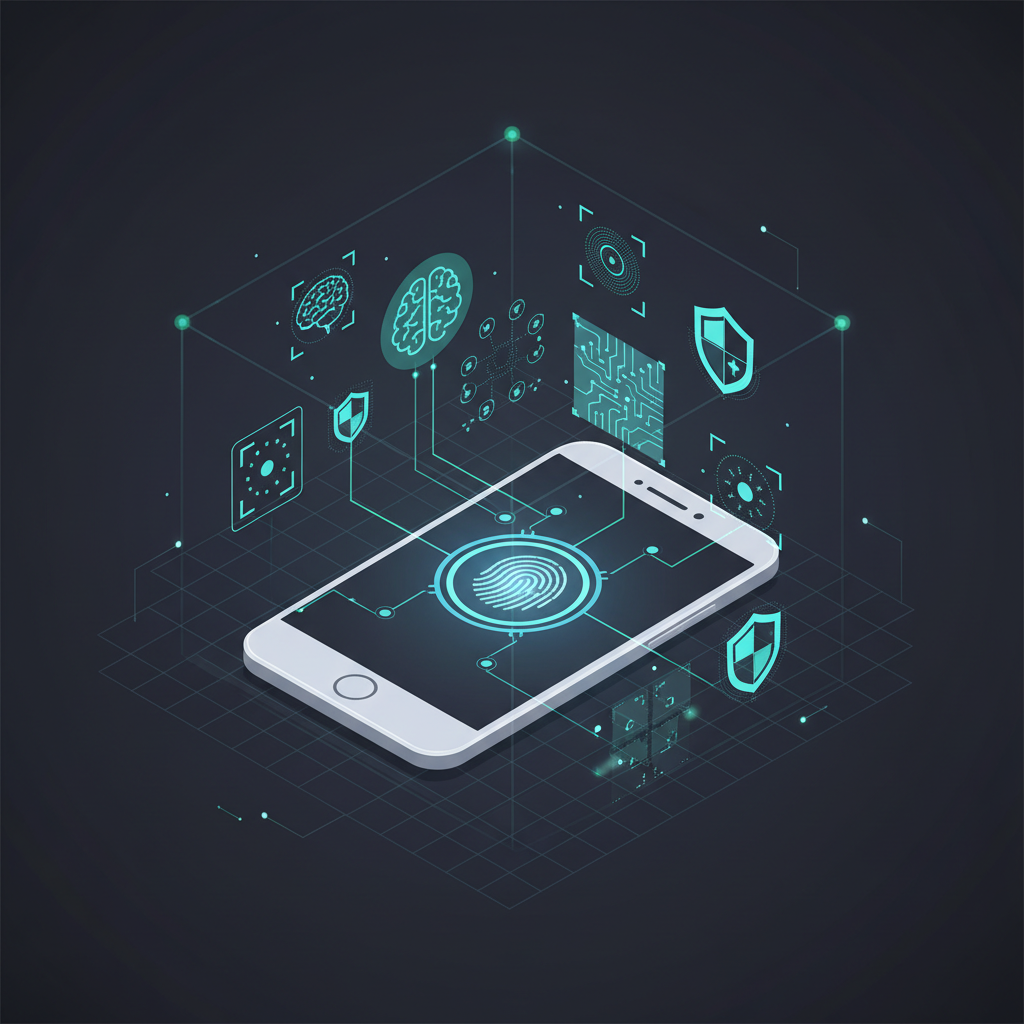 Illustration: Banking Apps: Biometrics and AI Enhance Security - Finance & Investissement