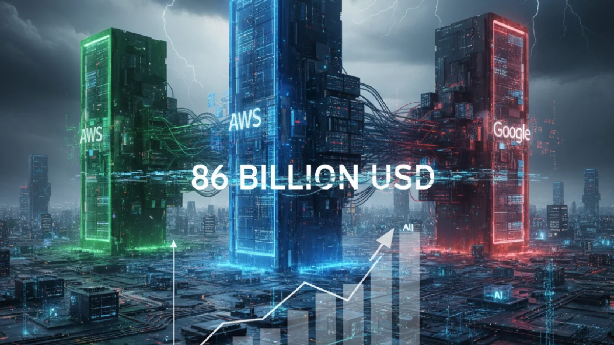 Illustration: AWS, Microsoft, Google : la guerre des géants du cloud computing - Technologie