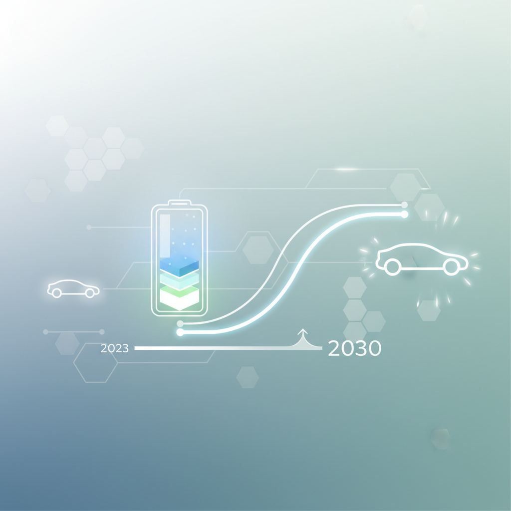 Illustration: Solid-State Batteries: Doubling EV Range by 2030 - Energy & Environment