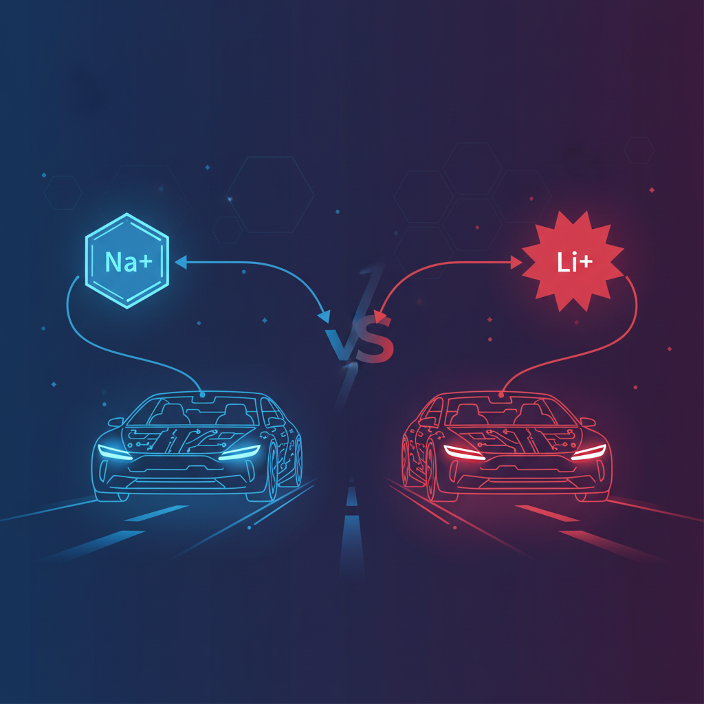 Illustration: Sodium-ion vs. Lithium-ion Batteries: The Technological Duel for Electric Mobility - Energy & Environment