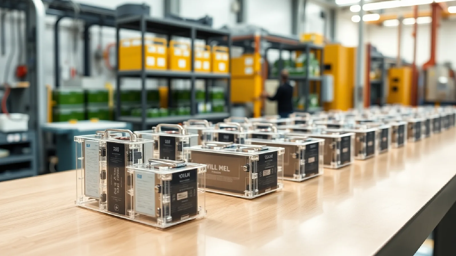 Production industrielle de batteries sodium-ion dans une usine CATL moderne
