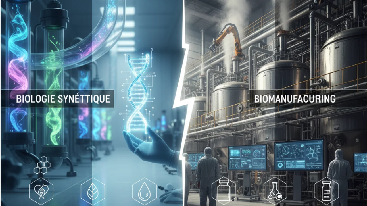 Illustration: Synthetic Biology vs. Biomanufacturing: The Biotech Industry Faces a Strategic Choice - Science & Research