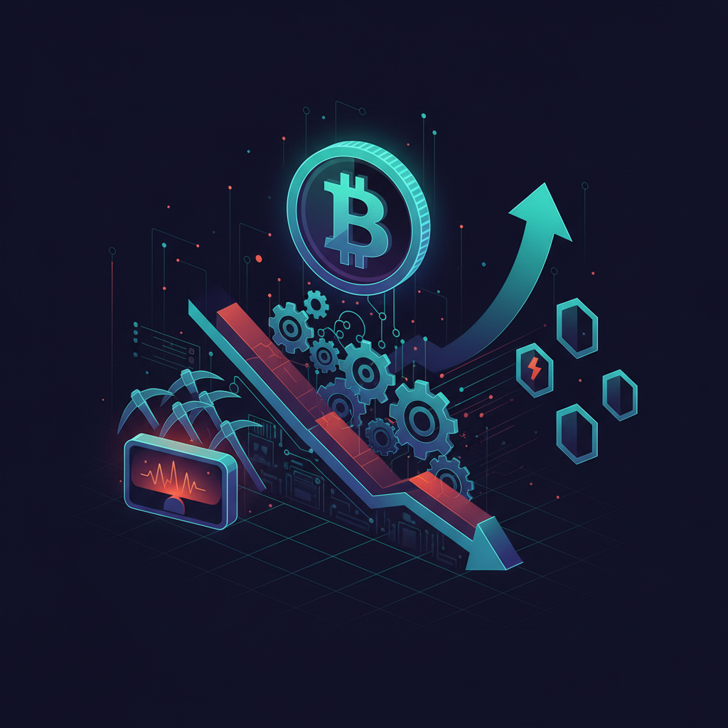 Illustration: Bitcoin Halving 2028 : stratégies des mineurs face aux coûts - Crypto & Blockchain