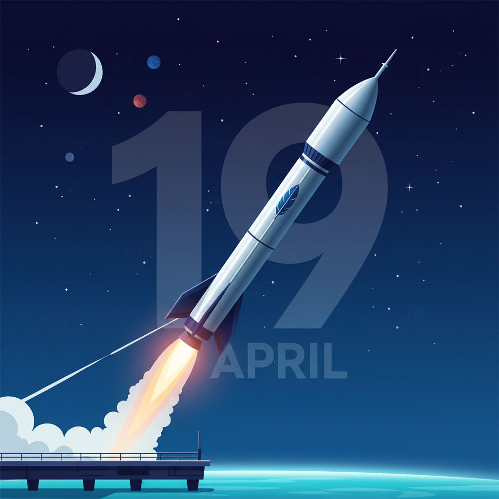 Illustration: Blue Origin vise le 19 avril pour le vol NG-3 de New Glenn - Espace & Astronomie
