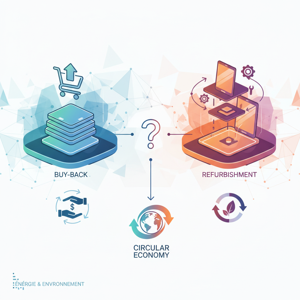 Illustration: Buy-Back vs. Refurbishment: Which Strategy for the Circular Economy? - Energy & Environment