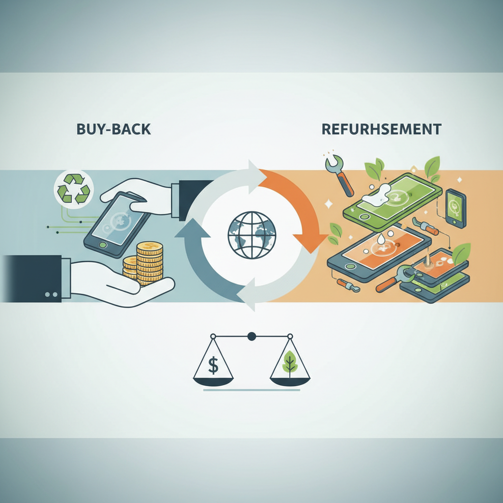 Illustration: Buy-Back vs. Refurbishment: Which Strategy for the Circular Economy? - Energy & Environment