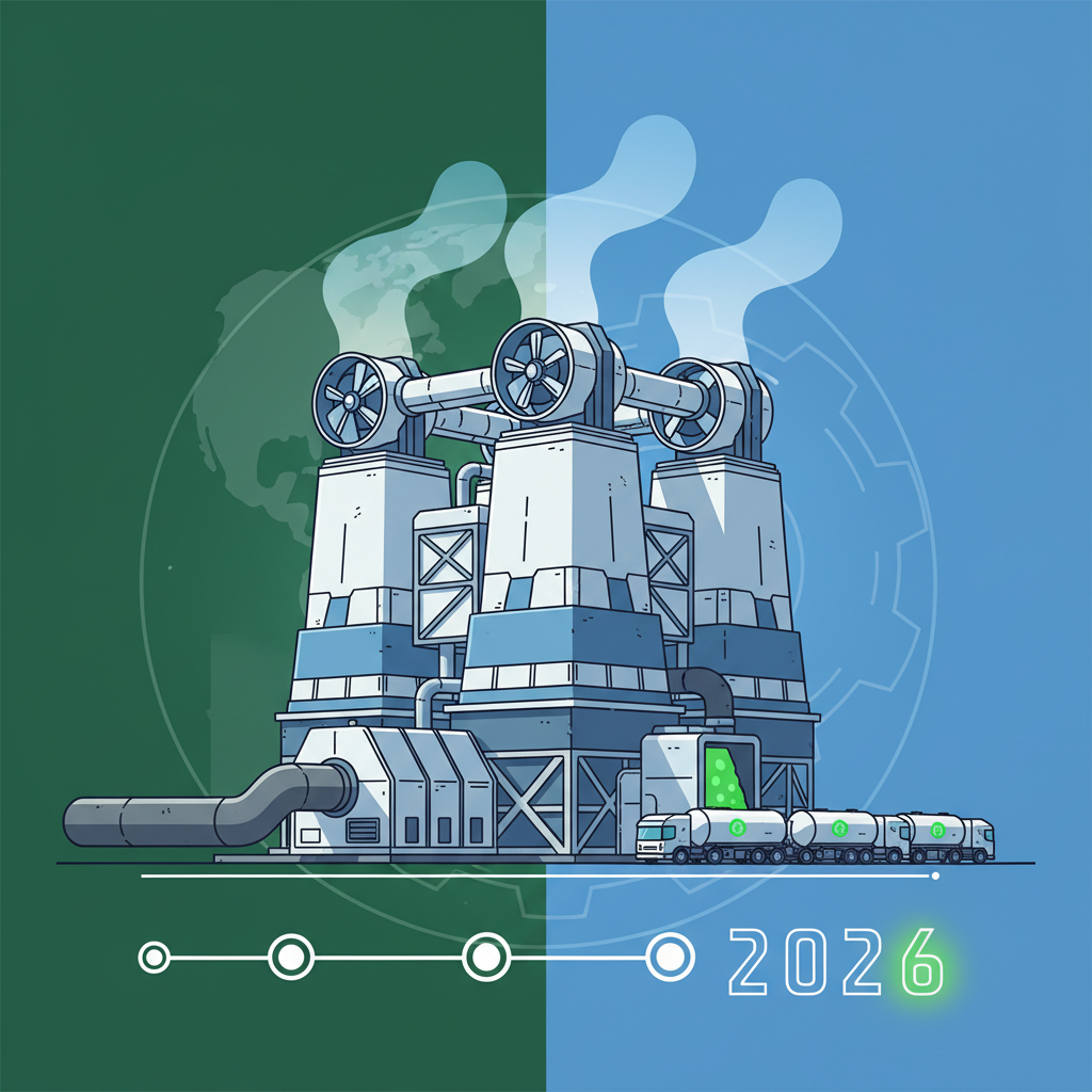 Illustration: Direct CO₂ Capture: Industrialization by 2026 - Energy & Environment