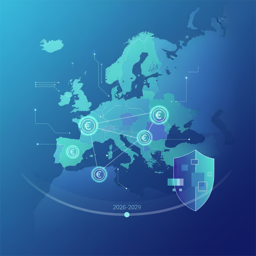 Illustration: CBDC européennes : calendrier 2026-2029 et défis de souveraineté - Crypto & Blockchain