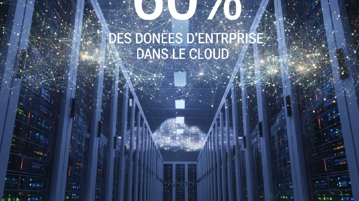 Illustration: Cloud Computing : 60% des données en cloud, défis et opportunités pour les entreprises - Technologie