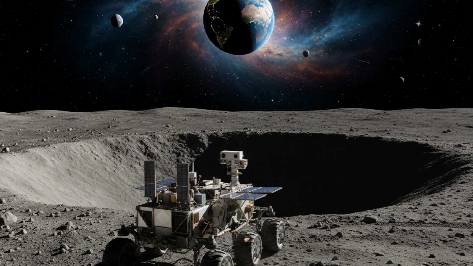 Course au pôle Sud lunaire : enjeux stratégiques d'une conquête