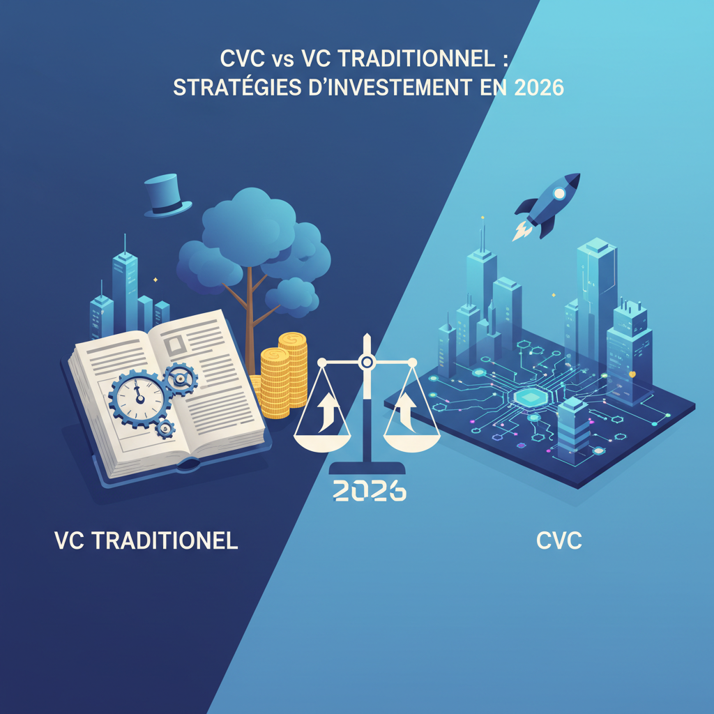 Illustration: CVC vs VC Traditionnel : Stratégies d'investissement en 2026 - Business & Startups