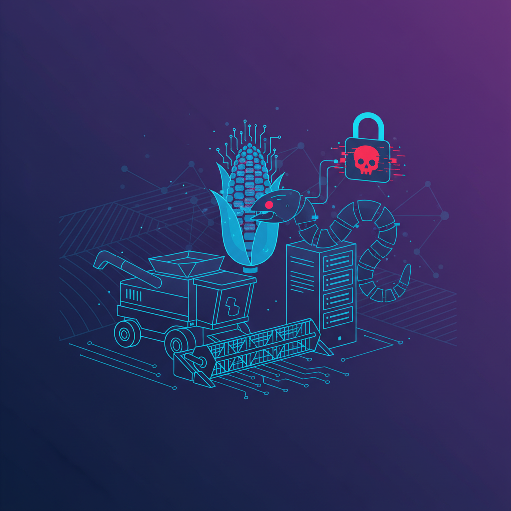 Illustration: Agricultural Cybersecurity: When Ransomware Threatens Food Supply - Technology
