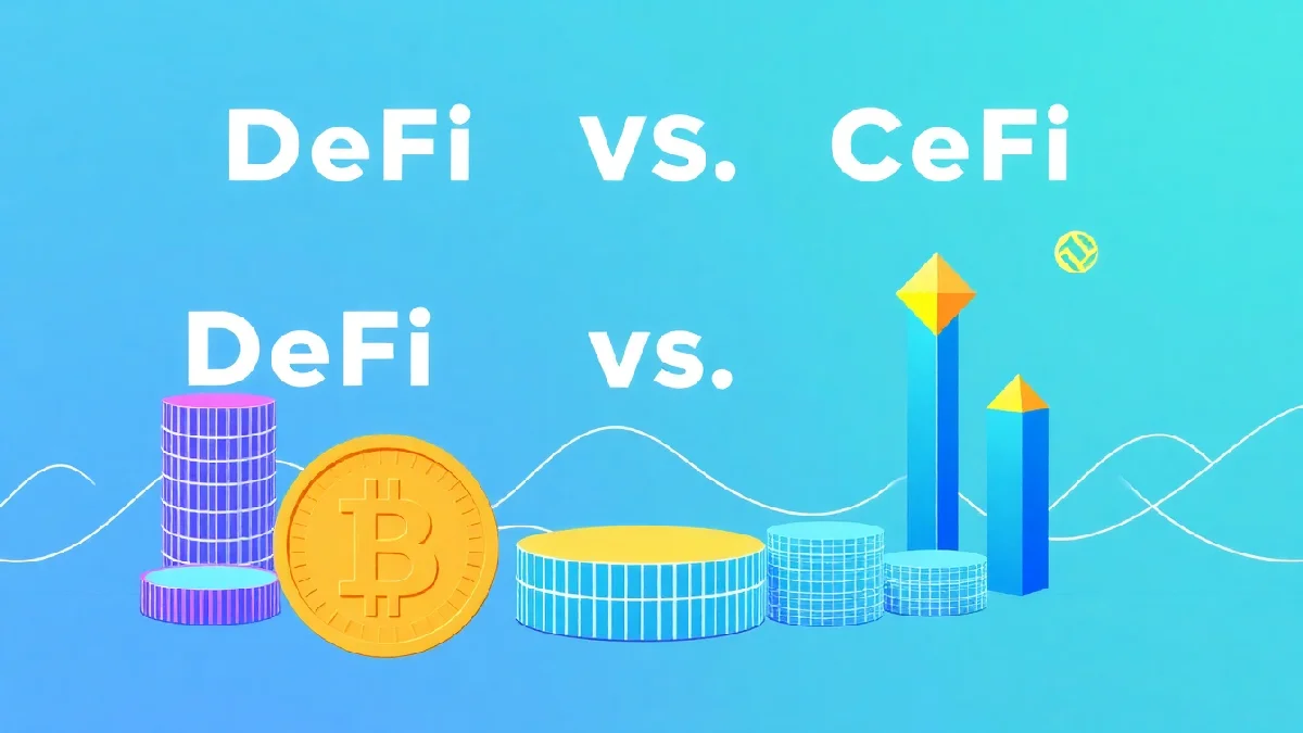 Illustration: DeFi vs CeFi 2026: Rendements, Risques et Finance Hybride - Crypto & Blockchain