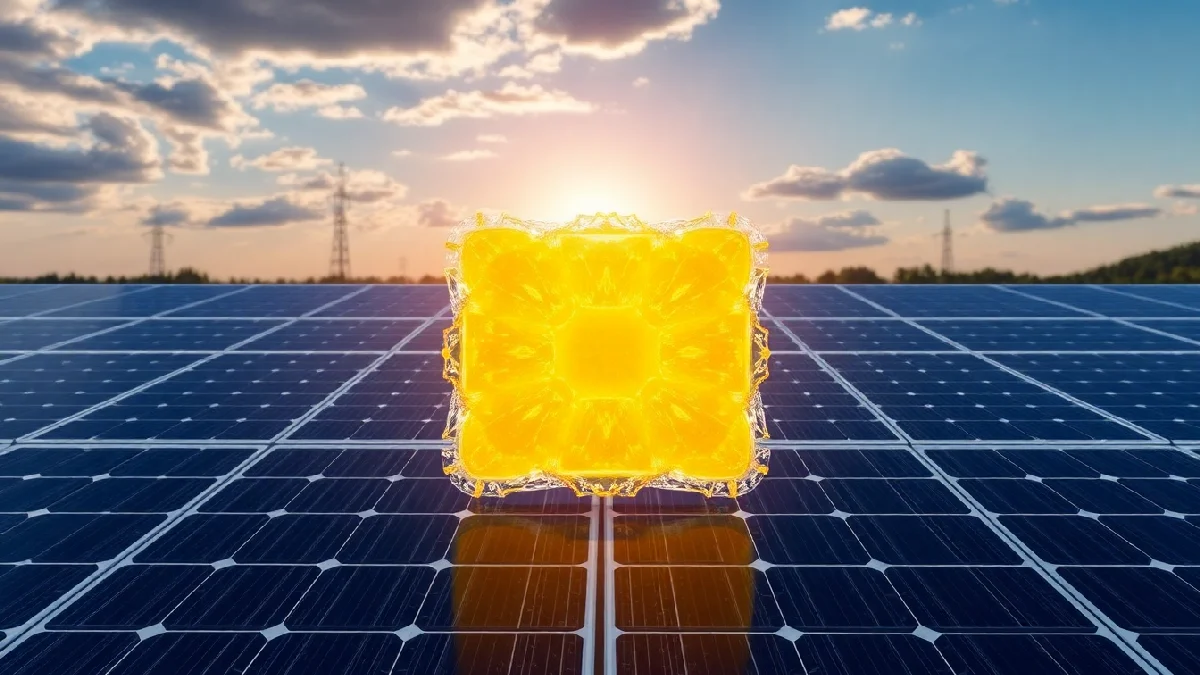 Illustration: Beyond Silicon: Perovskites and Tandem Cells - Energy & Environment
