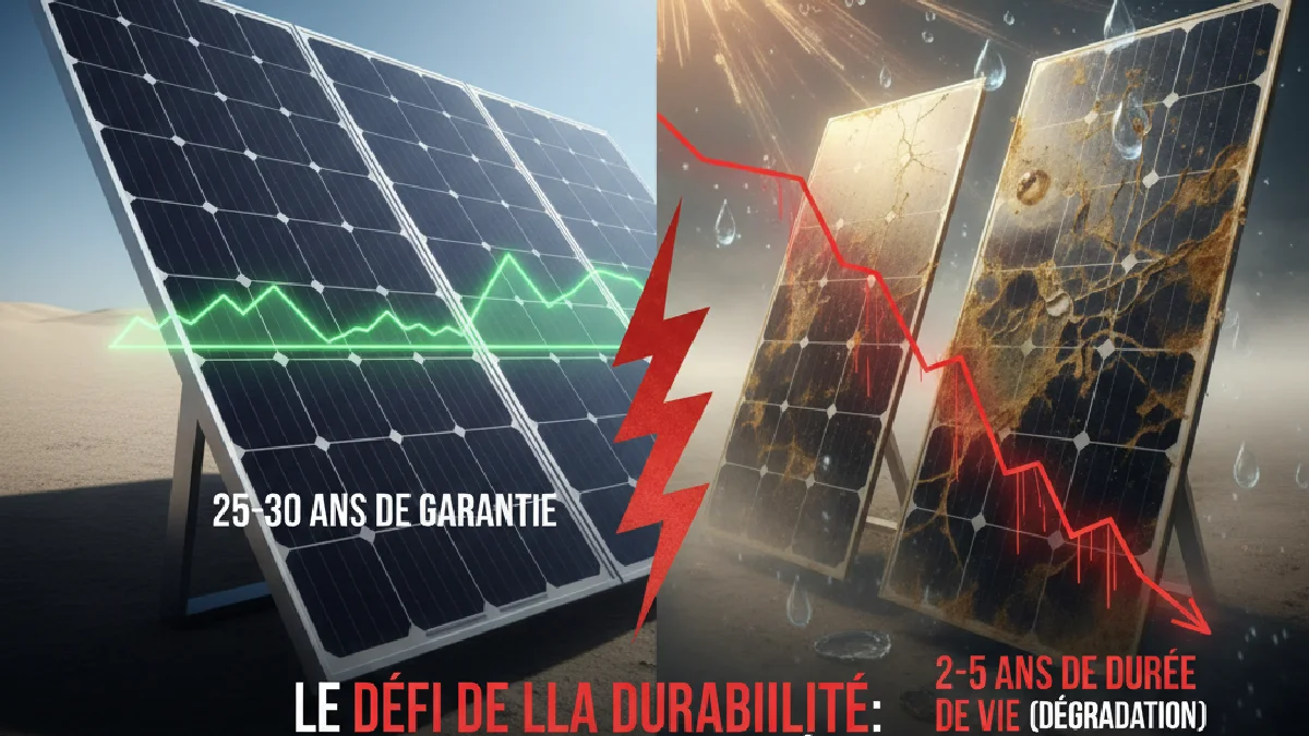 Illustration: Au-delà du Silicium : Pérovskites et Cellules Tandem - Énergie & Environnement
