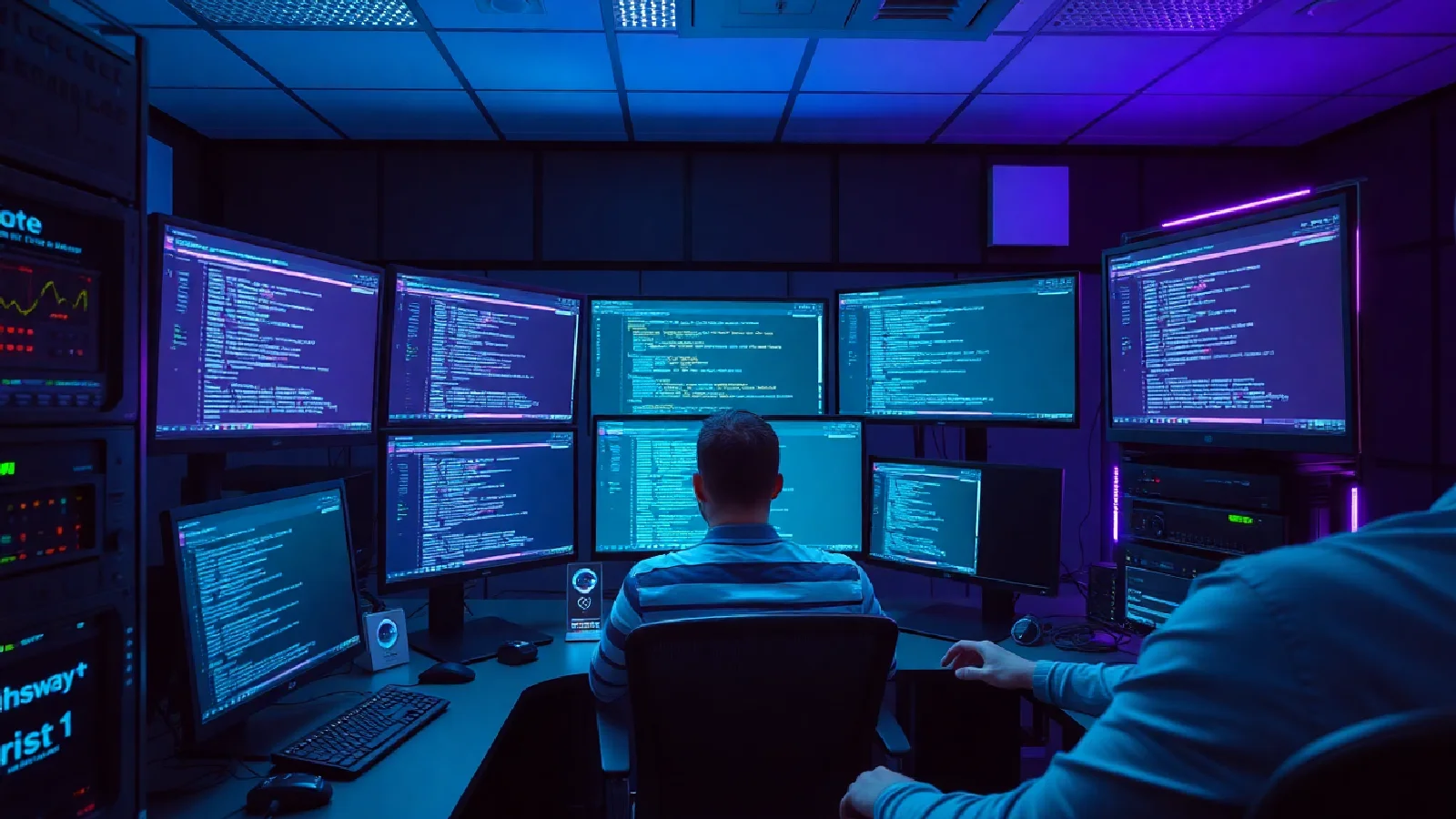 Serveurs GPU en datacenter hébergeant des modèles Llama 3 en production avec infrastructure cloud sécurisée