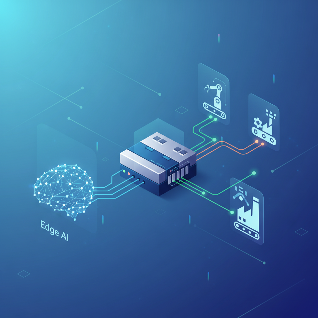 Illustration: Edge AI and PLCs: Real-time Industrial Automation - Technology