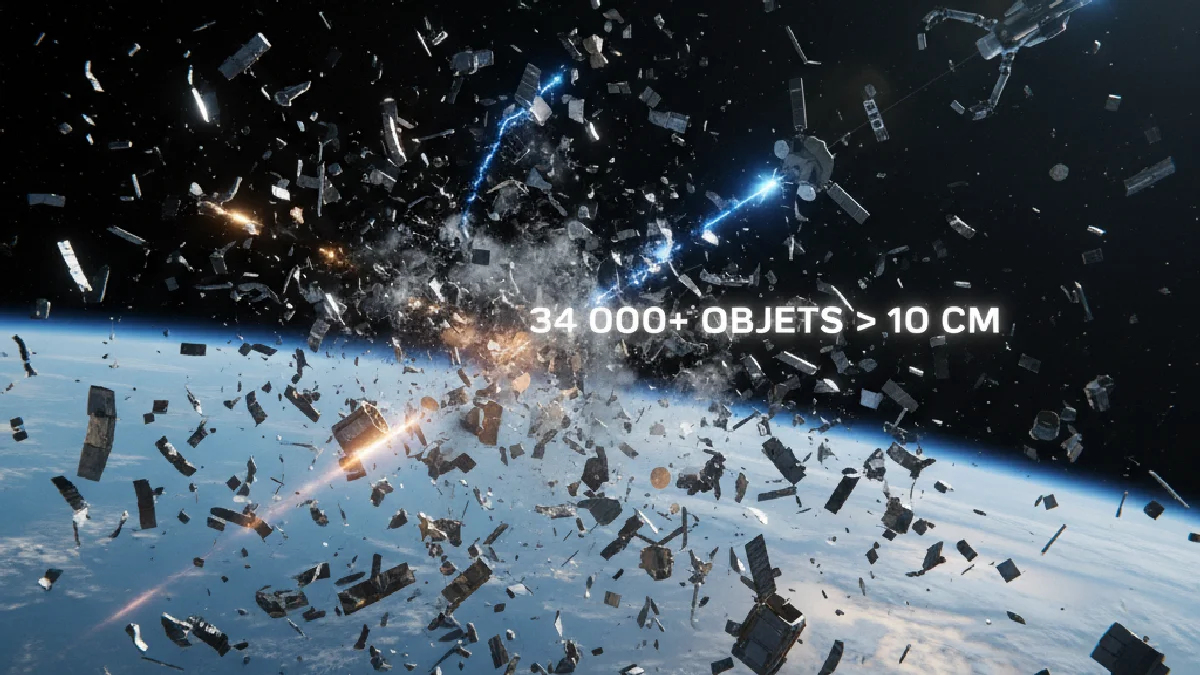Illustration: Kessler Syndrome: active deorbit missions against space apocalypse - Space & Astronomy