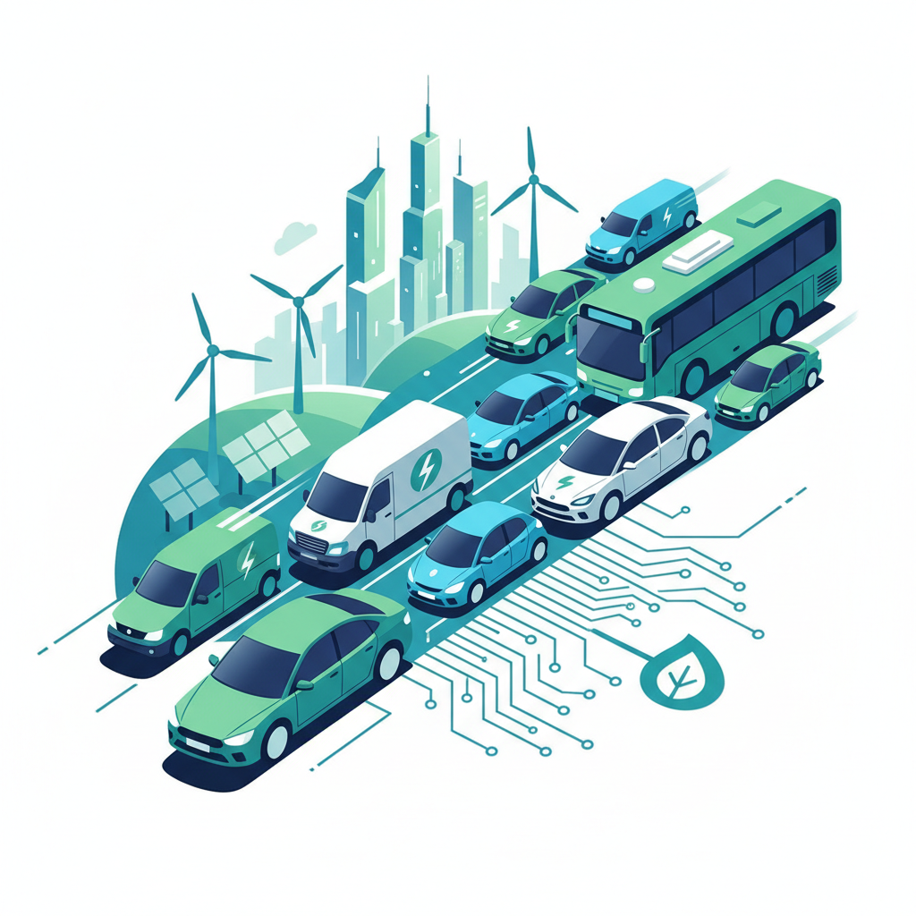 Illustration: Electric Company Fleets: 2026 Strategic Guide - Energy & Environment
