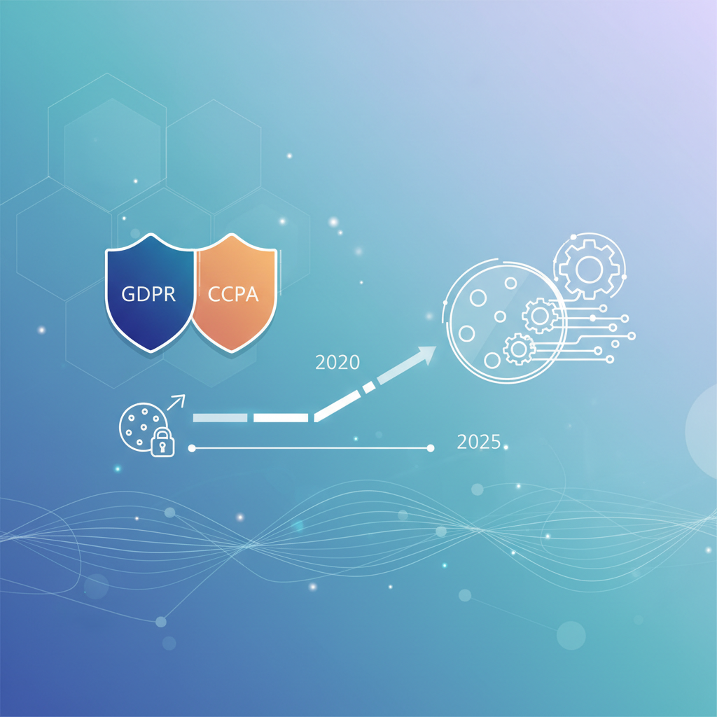 Illustration: GDPR et CCPA: l'évolution des politiques de cookies en 2025 - Web & Marketing