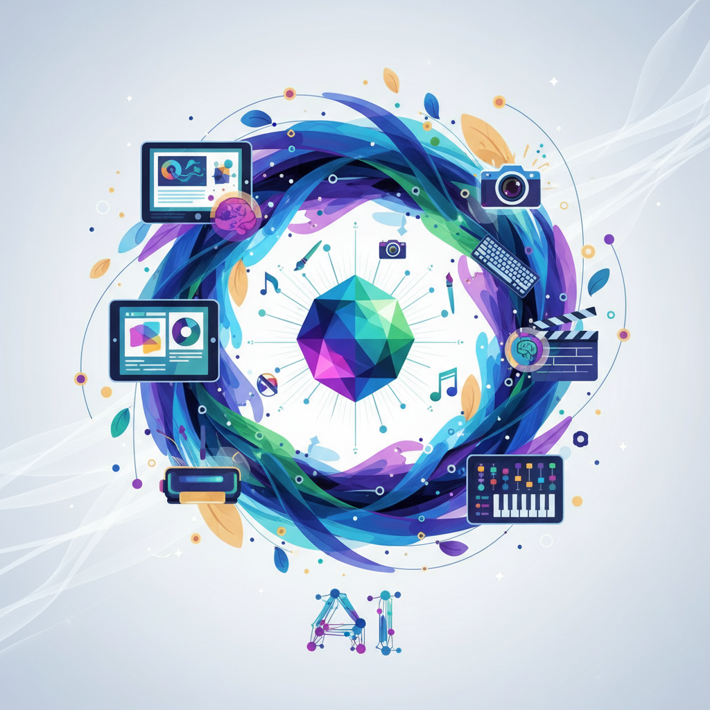 Illustration: Gemini multimodal révolutionne les workflows créatifs - IA / Intelligence Artificielle