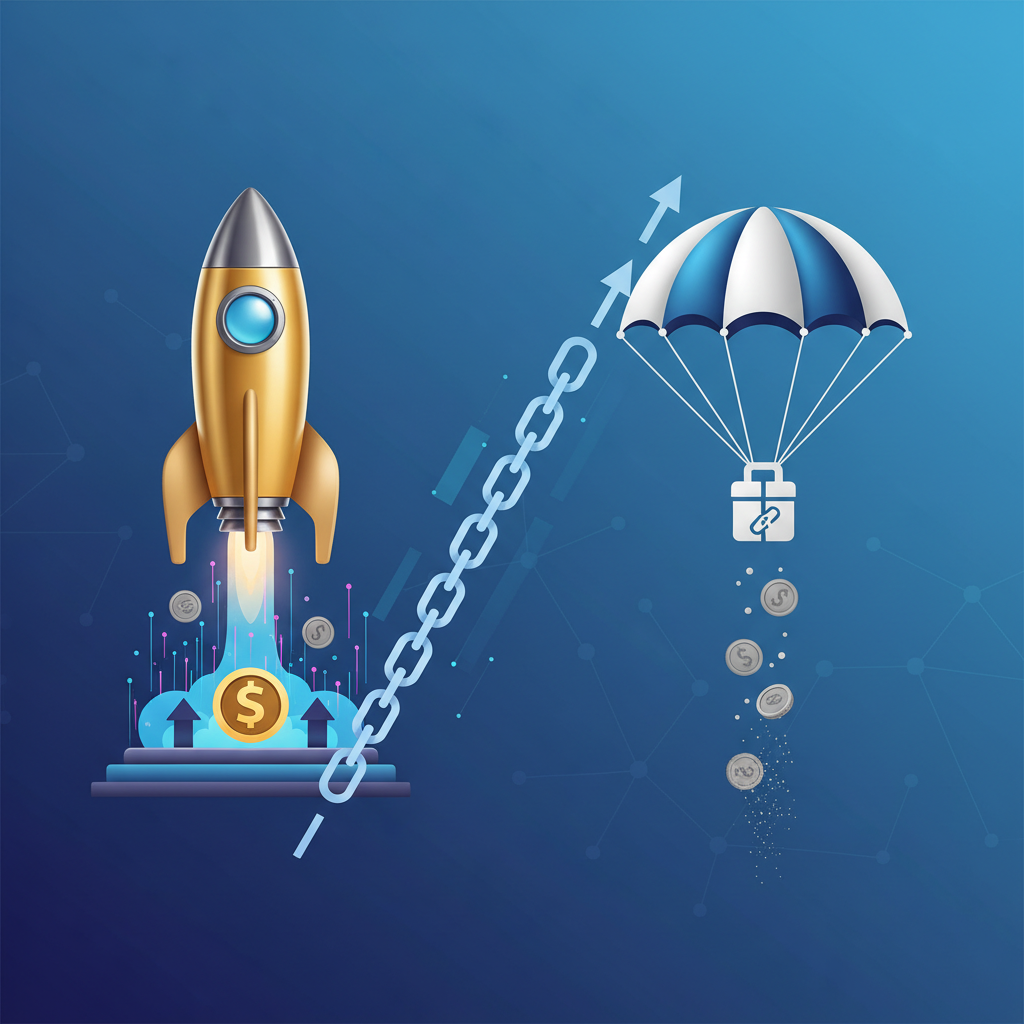 Illustration: ICO vs. Airdrops 2026 : Quand l'incitation financière surpasse le gratuit - Crypto & Blockchain