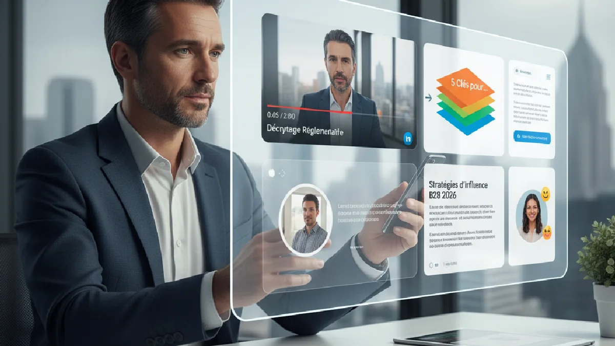Illustration: Influenceurs B2B sur LinkedIn : la nouvelle arme marketing 2026 - Web & Marketing