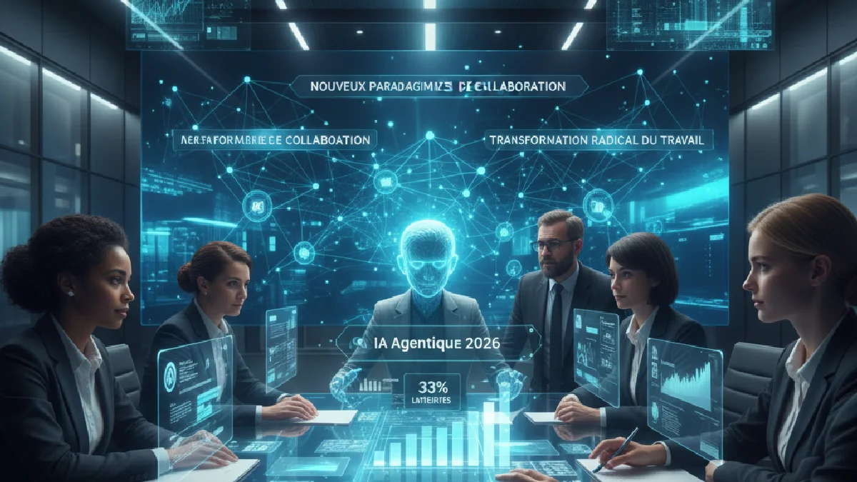 Illustration: IA Agentique 2026 : Promesses et Usages Révolutionnaires - IA / Intelligence Artificielle