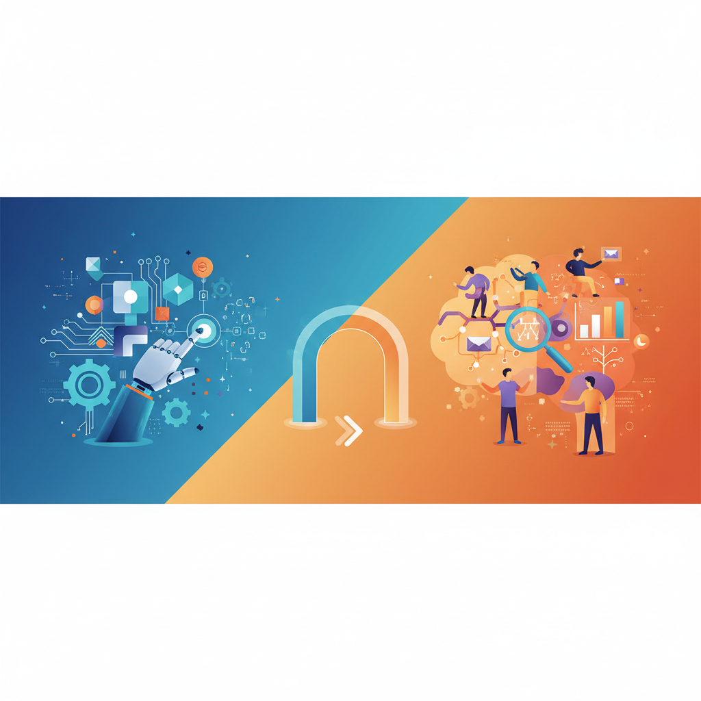 Illustration: Avenir des agences marketing digital : automatisation et expertise - Web & Marketing