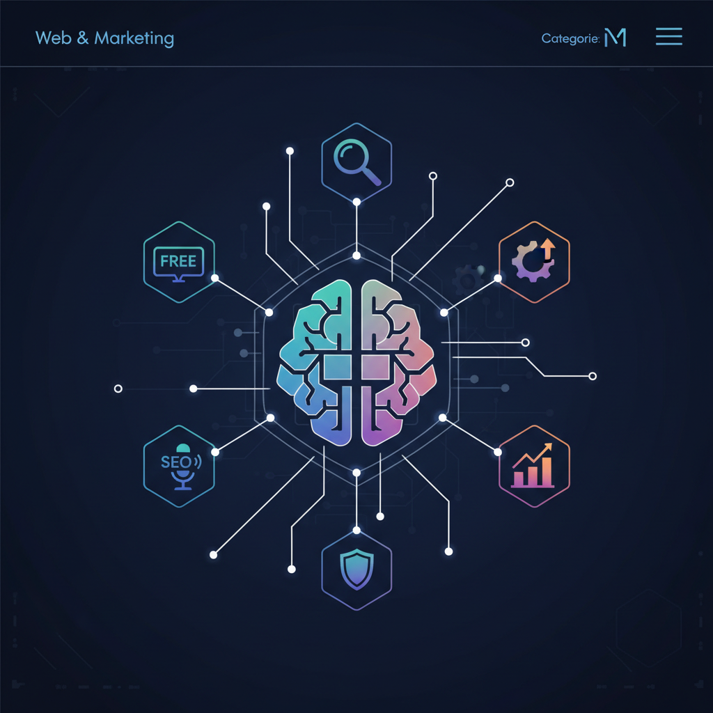 Illustration: Outils marketing digital 2025 : guide complet débutant gratuit payant - Web & Marketing