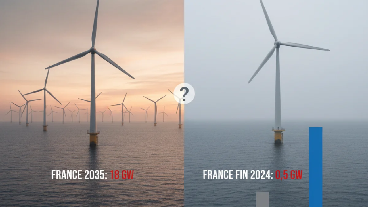 Illustration: Éolien offshore : la France rattrape-t-elle les leaders ? - Énergie & Environnement