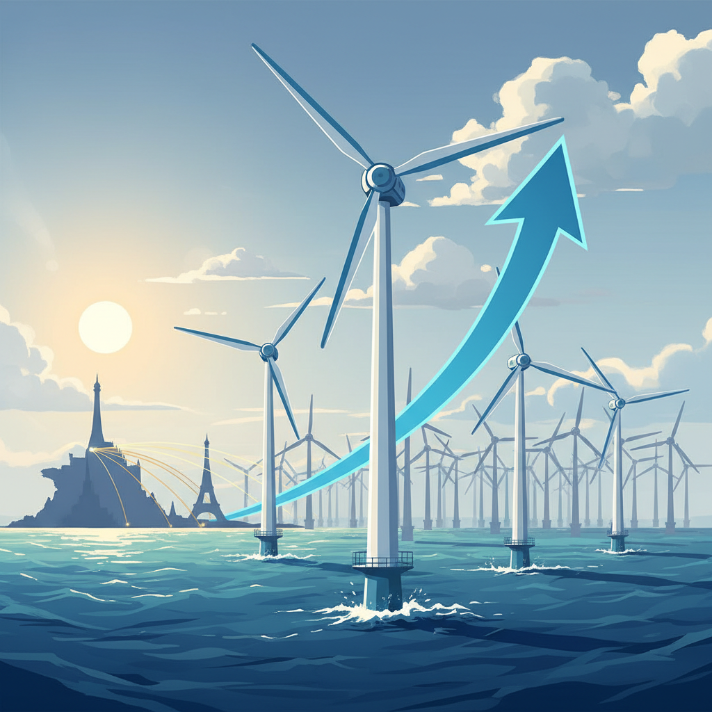 Illustration: Éolien offshore : la France rattrape-t-elle les leaders ? - Énergie & Environnement