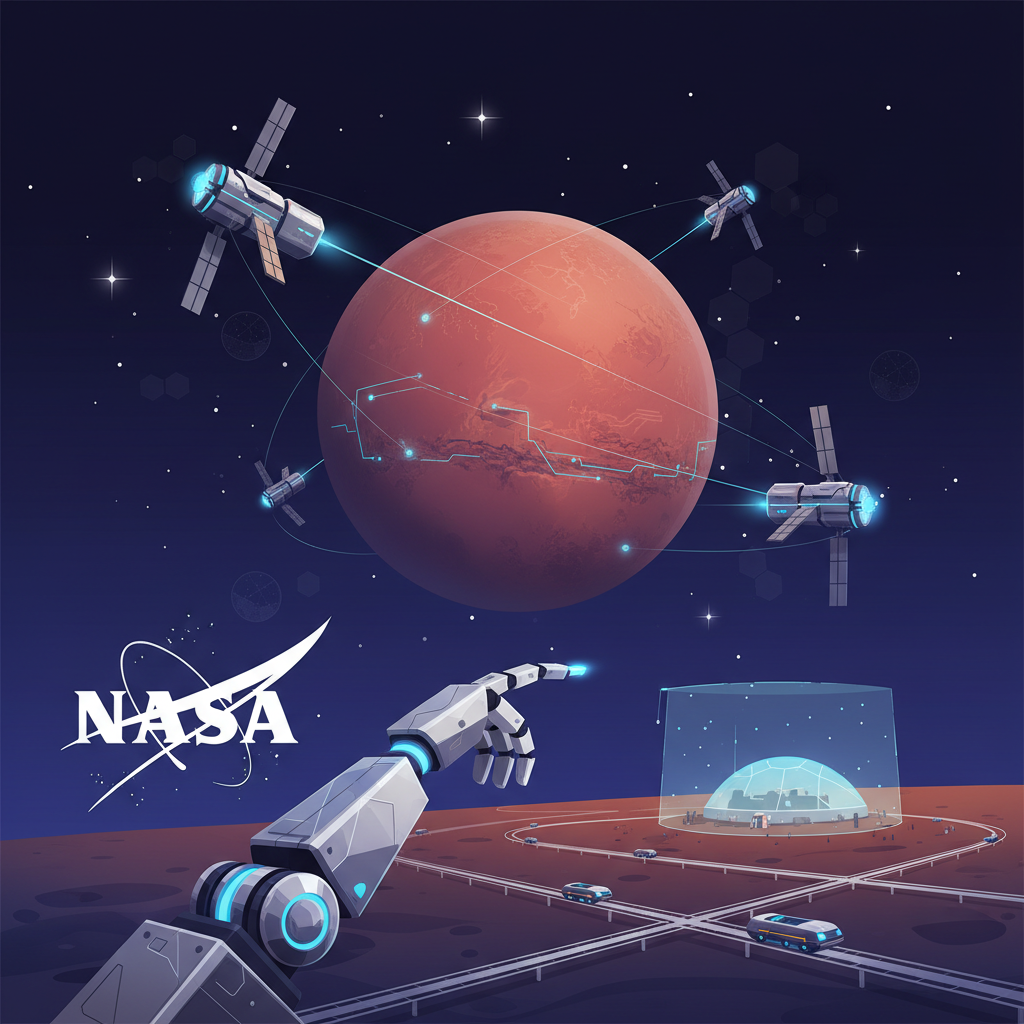 Illustration: Mars Future Plan: NASA Revolutionizes Martian Exploration - Space & Astronomy