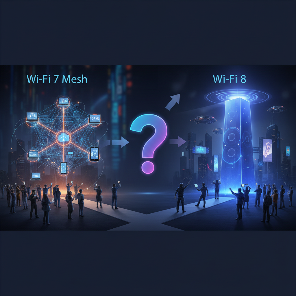 Illustration: Wi-Fi 7 Mesh vs Wi-Fi 8: Le dilemme de l'adoption face à l'avenir - Technologie