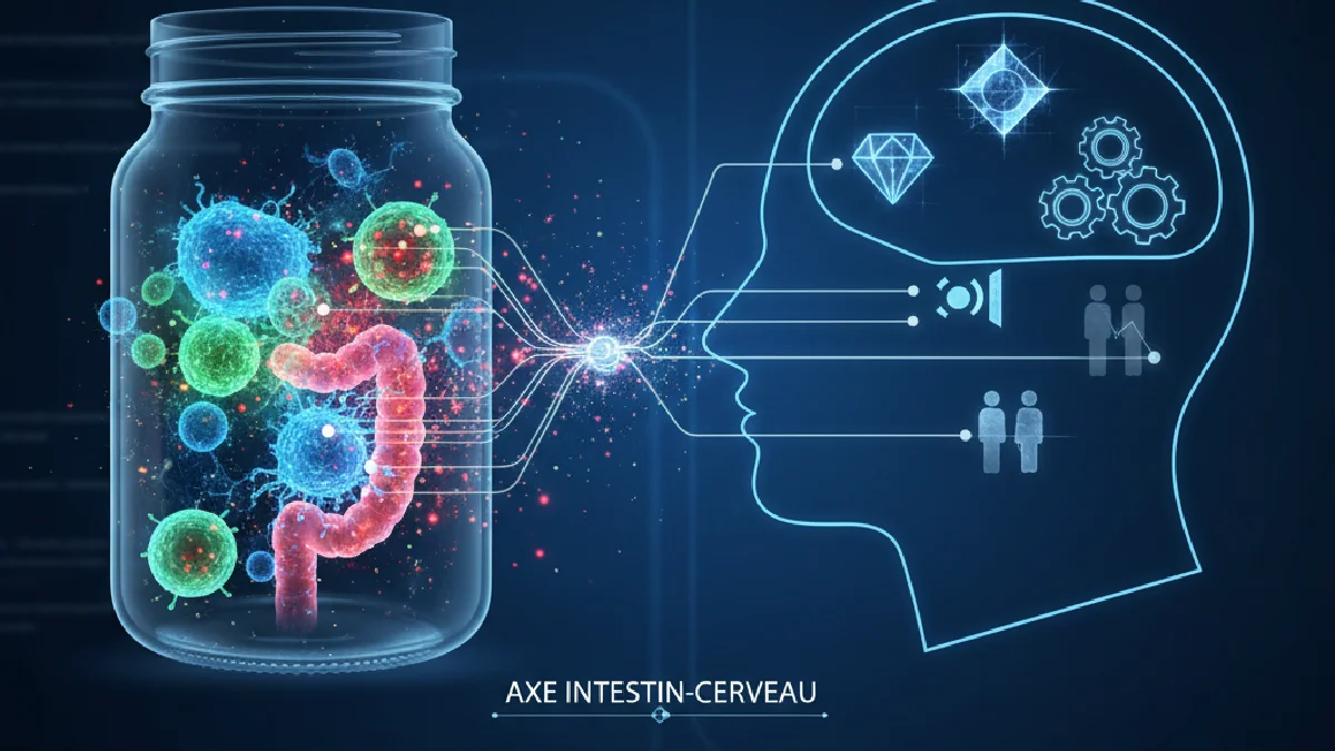 Illustration: Microbiote et troubles cognitifs: au-delà de la dépression - Science & Recherches