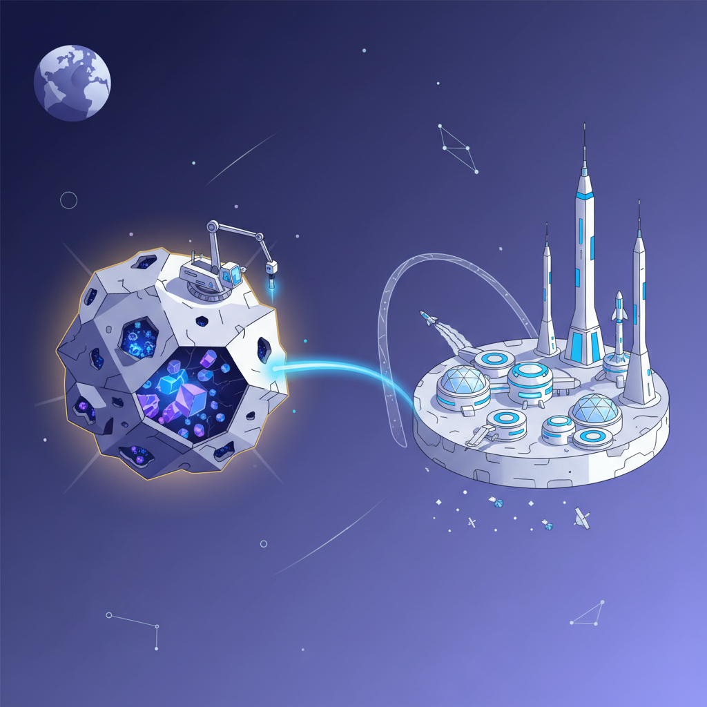 Illustration: Mining d'astéroïdes : les technologies lunaires de la NASA, un tremplin spatial - Espace & Astronomie