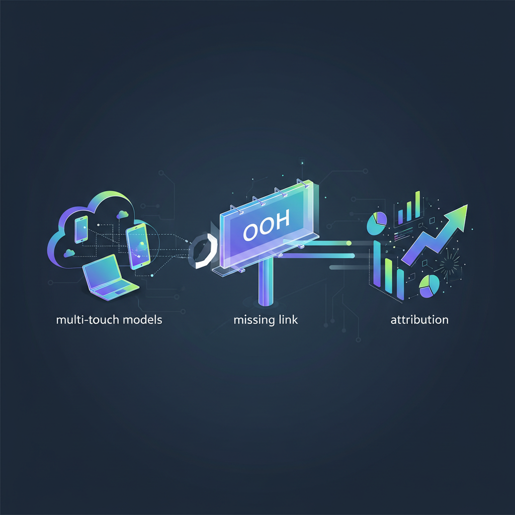 Illustration: Multi-touch Models: OOH, the Missing Link in Attribution - Web & Marketing