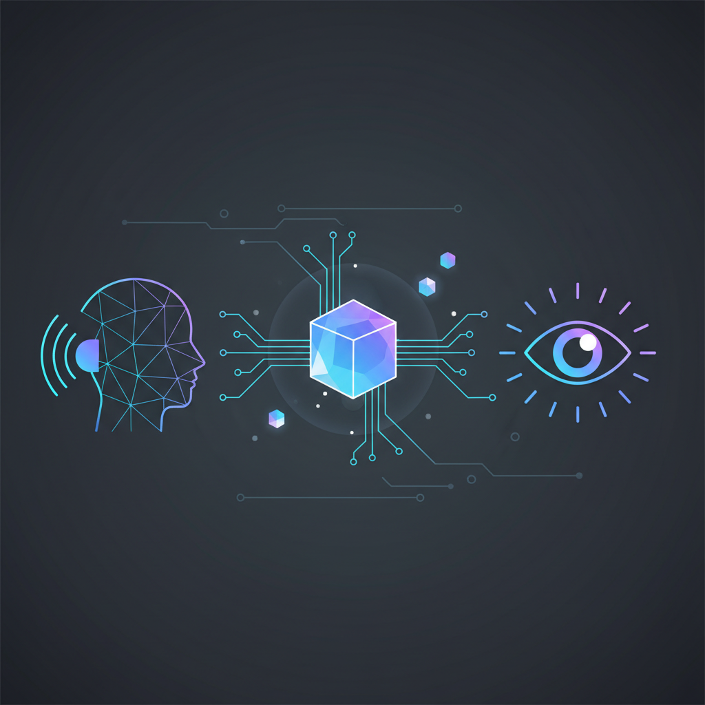 Illustration: Multimodalité audio-visuelle : vers une interaction humaine augmentée - IA / Intelligence Artificielle