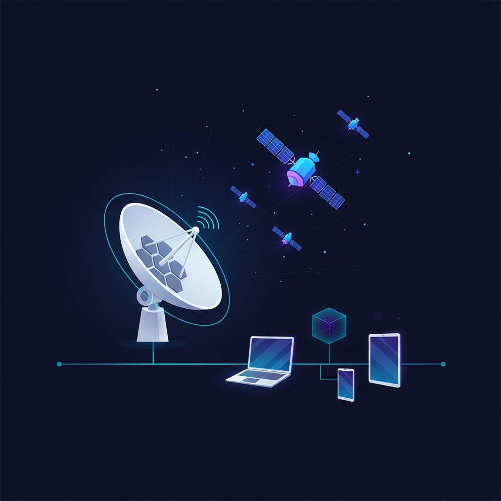 Illustration: Optimiser votre Connexion Starlink en 2025 : Guide Complet - Technologie