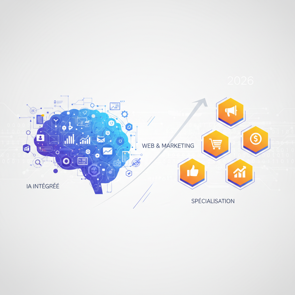 Illustration: Marketing Platforms 2026: Integrated AI vs. Specialization - Web & Marketing