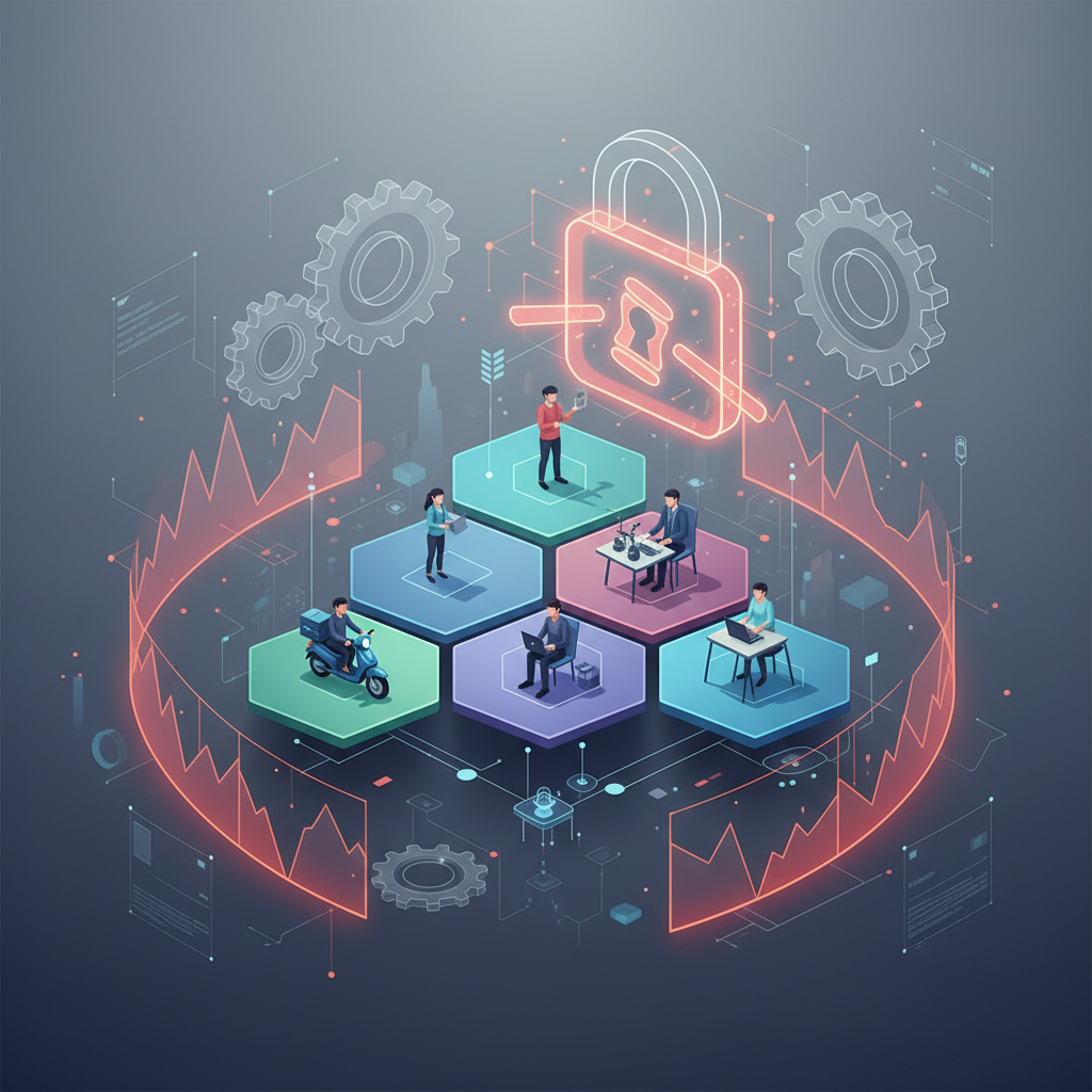 Illustration: Plateformes tech de la gig economy : défis réglementaires 2034 - Business & Startups