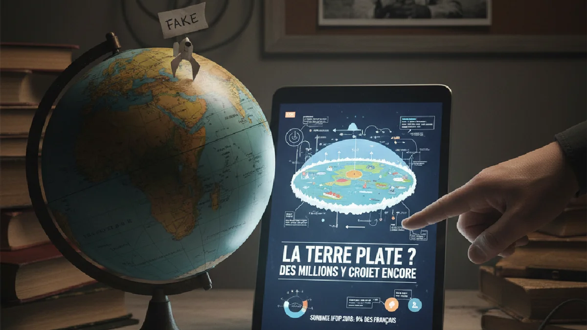 Illustration: Pourquoi certains croient-ils encore que la Terre est plate ? - Science & Recherches