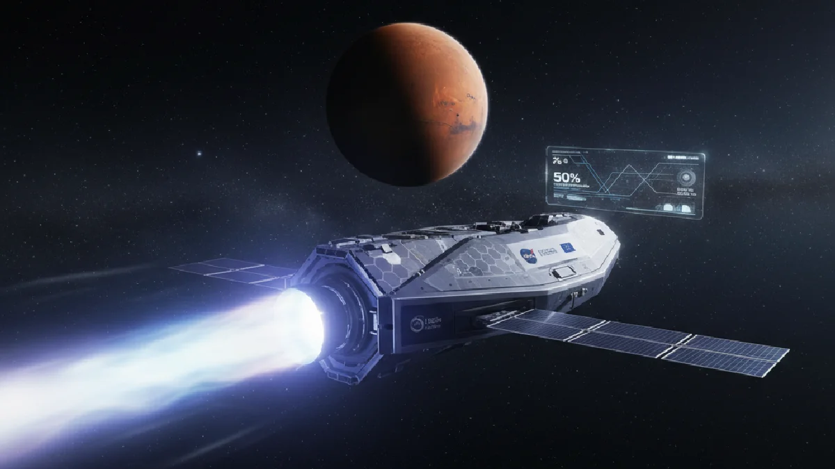 Illustration: Hall Ion Propulsion: Space Revolution Underway - Space & Astronomy