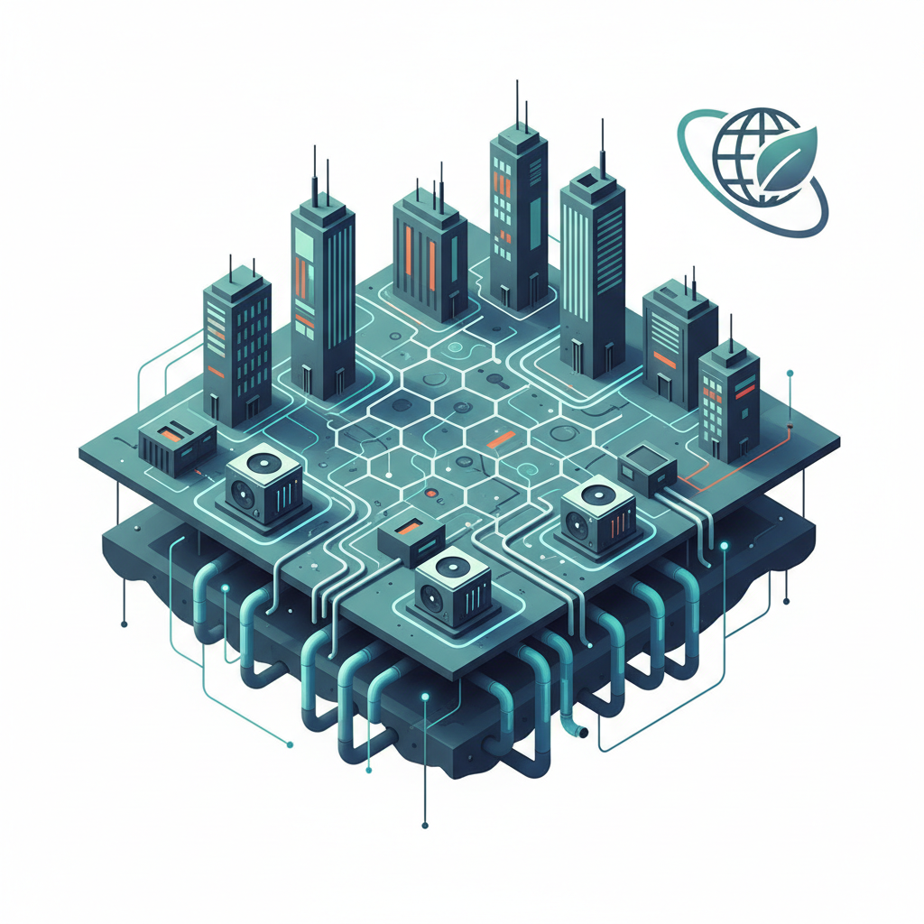 Illustration: Geothermal Networks: The Urban Heat Pump Revolution - Energy & Environment